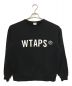 WTAPS（ダブルタップス）の古着「プリントスウェット」｜ブラック