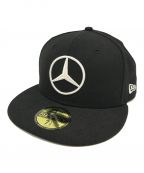 New Era×Mercedes Benzニューエラ×メルセデスベンツ）の古着「キャップ」｜ブラック