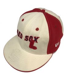 New Era（ニューエラ）の古着「キャップ」｜レッド×ホワイト