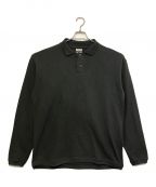 STEVEN ALANスティーブンアラン）の古着「LONG SLEEVE POLOSHIRT LOOSE」｜グレー