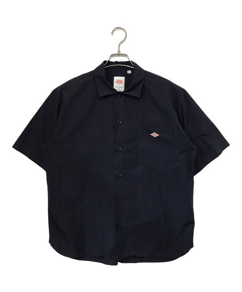 DANTON（ダントン）DANTON (ダントン) コットンポプリン ワイドシャツ ネイビー サイズ:40の古着・服飾アイテム