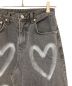 MIDNIGHT MOVE (ミッドナイトムーブ) heart denim pants グレー サイズ:S：6000円