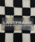 中古・古着 LASTFRAME (ラストフレーム) ICHIMATSU MARKET BAG SMALL ブラック×ホワイト：12000円