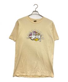 stussy（ステューシー）の古着「プリントカットソー」｜ベージュ