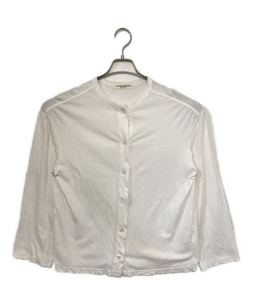 THE SHINZONE（ザ シンゾーン）THE SHINZONE (ザ シンゾーン) HIGH TWIST COTTON CARDIGAN ホワイト サイズ:Fの古着・服飾アイテム