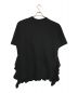 COMME des GARCONS SHIRT (コムデギャルソンシャツ) T-shirt with ruffles ブラック サイズ:Ⅼ：9000円