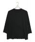 GROUND Y（グラウンドワイ）の古着「COTTON JERSEY JUMBO LONG SLEEVE T-SHIRT」｜ブラック