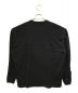 MISTERGENTLEMAN (ミスタージェントルマン) CUT OUT SLEEVE L/S TEE ブラック サイズ:Ⅼ：5000円