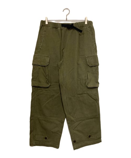 ARMY TWILL SANFORIZED（アーミーツイル）ARMY TWILL SANFORIZED (アーミーツイル) EDIFICE (エディフィス) カーゴパンツ カーキ サイズ:Lの古着・服飾アイテム