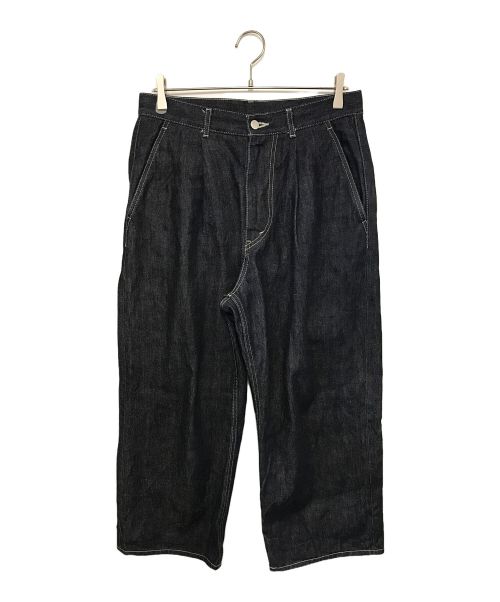 Graphpaper（グラフペーパー）Graphpaper (グラフペーパー) Selvage Denim Two Tuck Pants インディゴ サイズ:1の古着・服飾アイテム