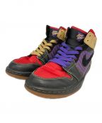 NIKEナイキ）の古着「AIR JORDAN 1 RETRO LEROY SMITH/エア ジョーダン 1 レトロ リロイ スミス」｜レッド×パープル