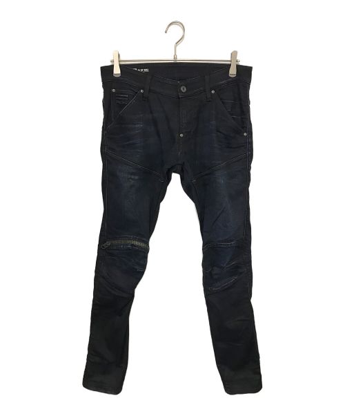 G-STAR RAW（ジースターロゥ）G-STAR RAW (ジースターロゥ) 5620 3D ZIP KNEE SKINNY JEANS インディゴ サイズ:W31 L32の古着・服飾アイテム