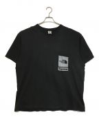 SUPREME×THE NORTH FACEシュプリーム×ザ ノース フェイス）の古着「Printed Pocket Tee / プリント ポケット ティー」｜ブラック