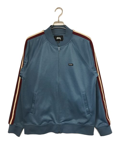 stussy（ステューシー）stussy (ステューシー) POLY TRACK JACKET ブルー サイズ:Mの古着・服飾アイテム