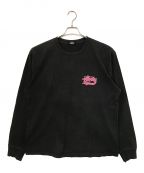 stussyステューシー）の古着「WORLD TRIBE L/S TEE」｜ブラック