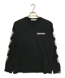 A BATHING APE×UNDEFEATED（アベイシングエイプ×アンディフィーテッド）の古着「ロングスリーブカットソー」｜ブラック