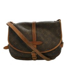 LOUIS VUITTON（ルイ ヴィトン）の古着「モノグラム ソミュール30 ショルダーバッグ」｜ブラウン