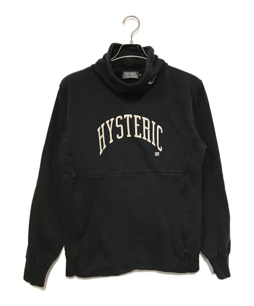 Hysteric Glamour（ヒステリックグラマー）Hysteric Glamour (ヒステリックグラマー) ハイネックスウェット ブラック サイズ:Sの古着・服飾アイテム