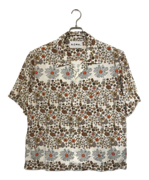 NOMA t.d.（ノーマティーディー）NOMA t.d. (ノーマティーディー) Summer Shirts Flower ブラウン サイズ:4の古着・服飾アイテム