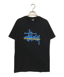 stussy（ステューシー）の古着「プリントTシャツ」｜ブラック