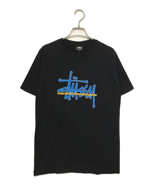 stussy（ステューシー）stussy (ステューシー) プリントTシャツ ブラック サイズ:S 未使用品の古着・服飾アイテム