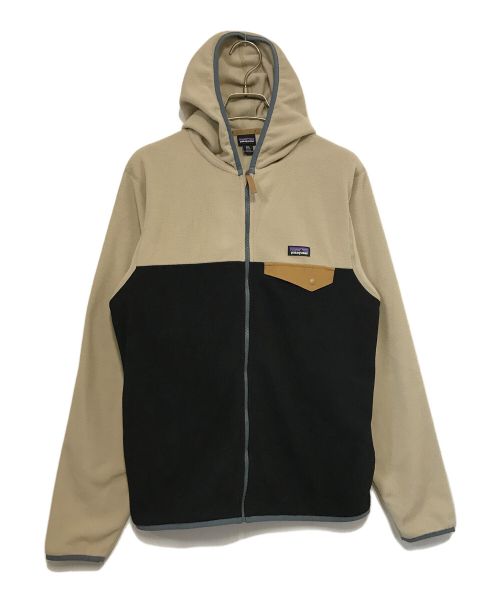 Patagonia（パタゴニア）Patagonia (パタゴニア) マイクロD・スナップT ベージュ×ブラック サイズ:XXL（KIDS）の古着・服飾アイテム