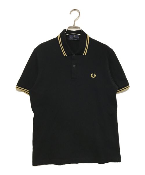 FRED PERRY（フレッドペリー）FRED PERRY (フレッドペリー) Single Tipped Fred Perry Shirt-M2 ブラック サイズ:40の古着・服飾アイテム