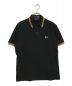 FRED PERRY（フレッドペリー）の古着「Single Tipped Fred Perry Shirt-M2」｜ブラック