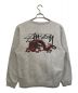 stussy (ステューシー) ドラゴンプリントクルーネックスウェット グレー サイズ:Ⅼ：10000円