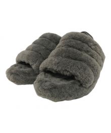 UGG（アグ）の古着「FLUFF YEAH SLIDE」｜グレー