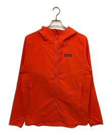 Patagonia（パタゴニア）の古着「R1 TechFace Hoody」｜オレンジ