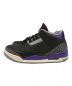 NIKE (ナイキ) AIR JORDAN 3 RETRO/ エアジョーダン 3 レトロ ブラック サイズ:28cm：10000円