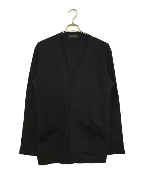 s'yte（サイト）s'yte (サイト) DOUBLE-FACE COTTON JERSEY CARDIGAN / ダブル-フェイス コットン ジャージー カーディガン ブラック サイズ:3の古着・服飾アイテム