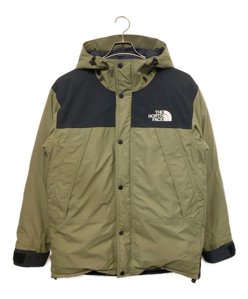 THE NORTH FACE（ザ ノース フェイス）THE NORTH FACE (ザ ノース フェイス) MOUNTAIN DOWN JACKT ブラック×カーキ サイズ:Ⅼの古着・服飾アイテム