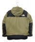 THE NORTH FACE (ザ ノース フェイス) MOUNTAIN DOWN JACKT ブラック×カーキ サイズ:Ⅼ：36000円