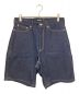 X-LARGE（エクストララージ）の古着「POLYGON LOGO DENIM SHORT PANTS」｜インディゴ