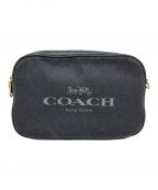 COACHコーチ）の古着「デニムショルダーバッグ」｜インディゴ