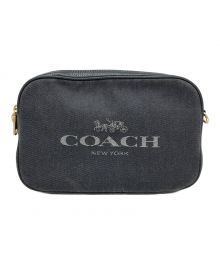 COACH（コーチ）の古着「デニムショルダーバッグ」｜インディゴ