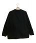 UNITED ARROWS & SONS (ユナイテッドアローズ アンド サンズ) TFT D SL CREWロングスリーブTシャツ ブラック サイズ:M：6000円