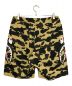 A BATHING APE (アベイシングエイプ) Camo Side Shark Beach Shorts ブラウン サイズ:XL：13000円