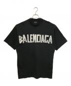 BALENCIAGAバレンシアガ）の古着「Tape Type T シャツ」｜ブラック