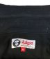 中古・古着 AAPE BY A BATHING APE (エーエイプ バイ アベイシングエイプ) ワッペンシャツ ブラック サイズ:Ｍ：5000円