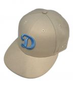 New Eraニューエラ）の古着「HOME GAME LOSANGELS DOGERS CO D LOGO 59FIFTY / ホーム ゲーム ロサンゼルス ドジャース CO D LOGO 59FIFTY」｜ベージュ×ブルー