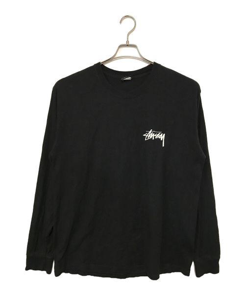 stussy（ステューシー）stussy (ステューシー) ロングスリーブカットソー ブラック サイズ:Ⅼの古着・服飾アイテム