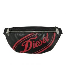 DIESEL（ディーゼル）の古着「ウエストバッグ」｜レッド×ブラック