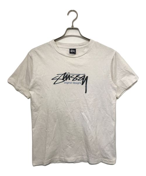 stussy（ステューシー）stussy (ステューシー) 90's プリントTシャツ ホワイト サイズ:Mの古着・服飾アイテム