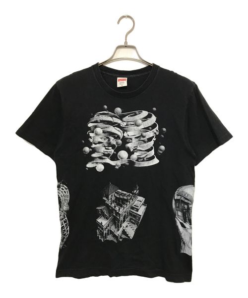 SUPREME（シュプリーム）SUPREME (シュプリーム) MC Escher Collage Tee ブラック サイズ:Mの古着・服飾アイテム