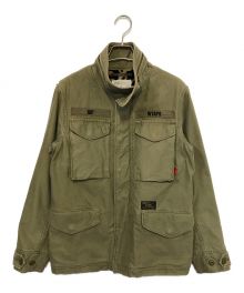 WTAPS（ダブルタップス）の古着「スタンドカラージャケット」｜カーキ