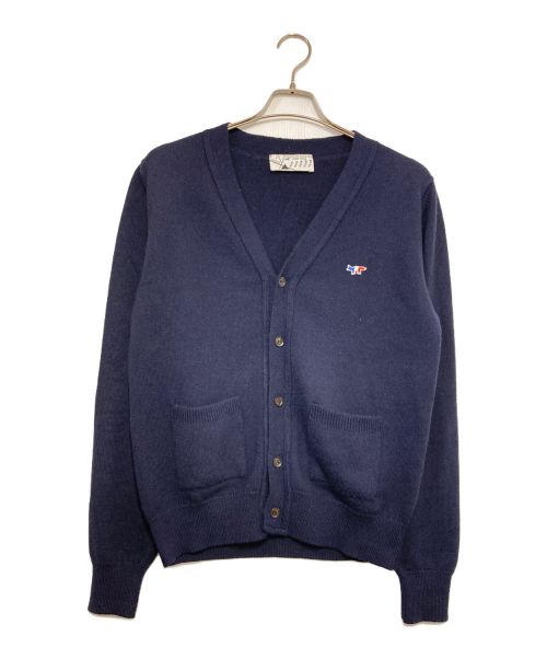 maison kitsune（メゾンキツネ）maison kitsune (メゾンキツネ) ニットカーディガン ネイビー サイズ:ｓの古着・服飾アイテム