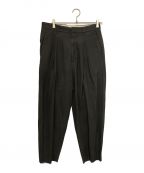 URUウル）の古着「INVERTED PLEATS PANTS」｜グレー